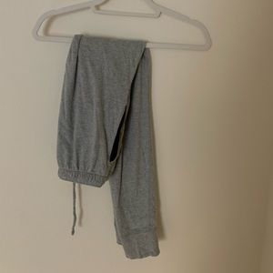 gray polo sweat pants